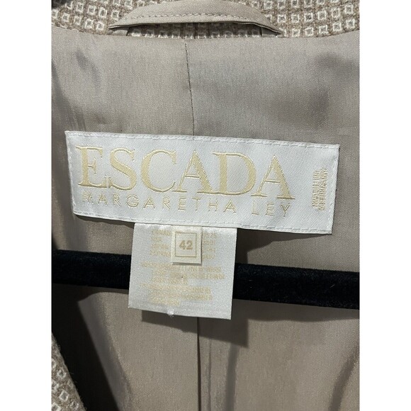 Vintage Escada Blazer Women’s 42 Margaretha Ley Double Breasted Wool Cashmere - Picture 5 of 8